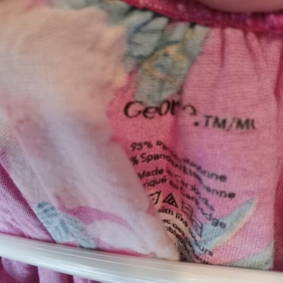 George-;pink floral top- size S - Picture 4 of 4